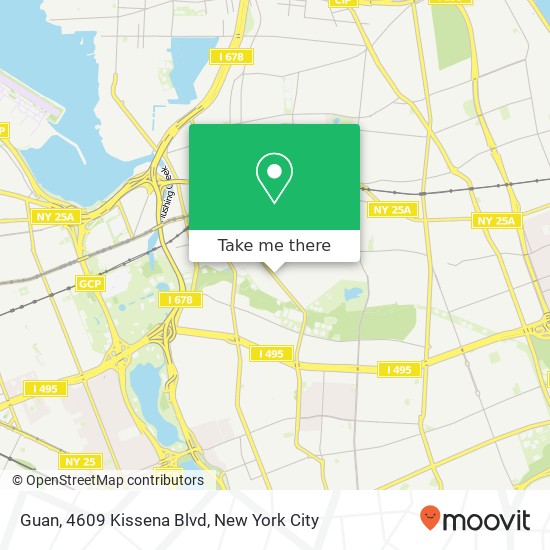 Mapa de Guan, 4609 Kissena Blvd
