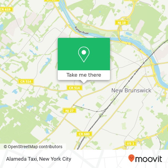 Mapa de Alameda Taxi