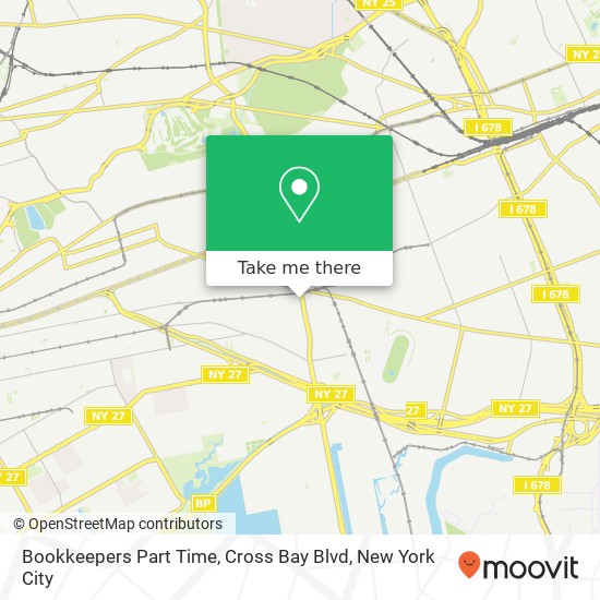 Bookkeepers Part Time, Cross Bay Blvd map