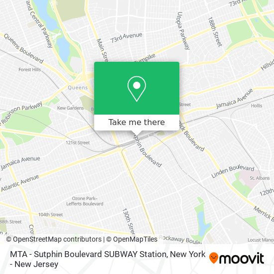 MTA - Sutphin Boulevard SUBWAY Station map