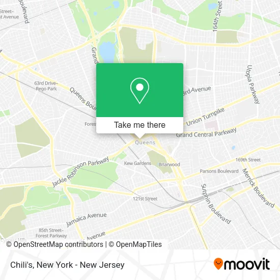 Chili's map