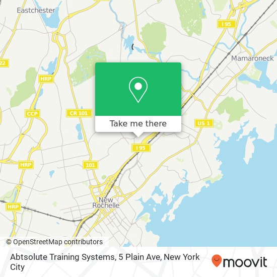 Abtsolute Training Systems, 5 Plain Ave map