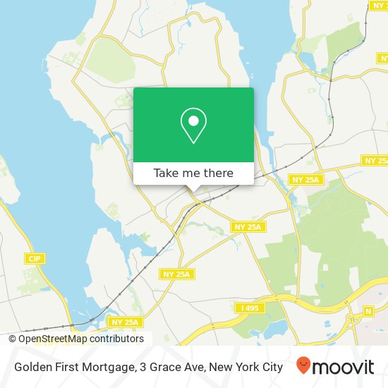 Golden First Mortgage, 3 Grace Ave map