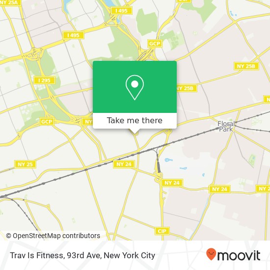 Trav Is Fitness, 93rd Ave map