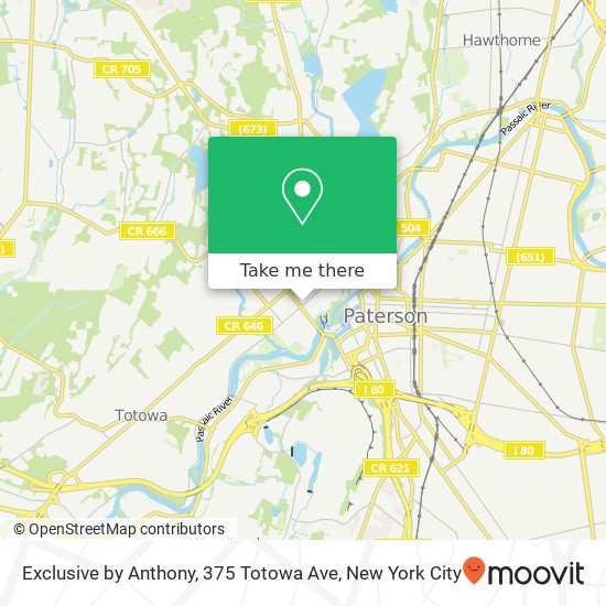 Exclusive by Anthony, 375 Totowa Ave map