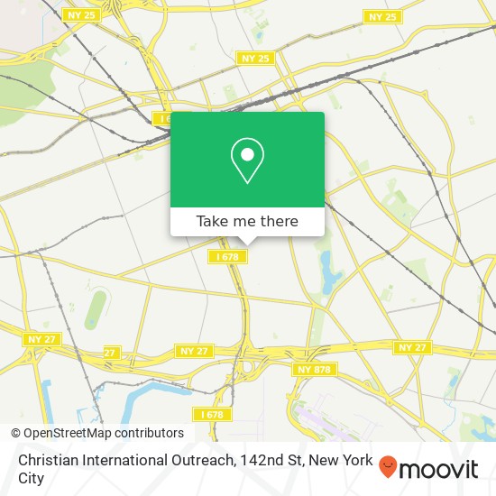 Mapa de Christian International Outreach, 142nd St
