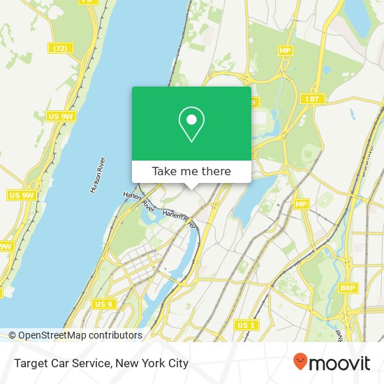 Target Car Service map