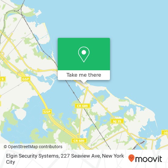 Mapa de Elgin Security Systems, 227 Seaview Ave