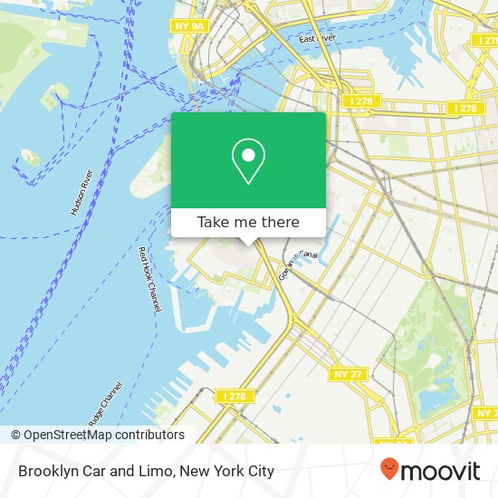 Mapa de Brooklyn Car and Limo