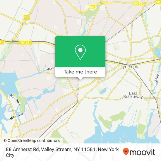 88 Amherst Rd, Valley Stream, NY 11581 map