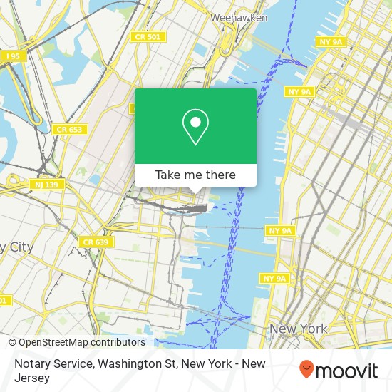 Mapa de Notary Service, Washington St