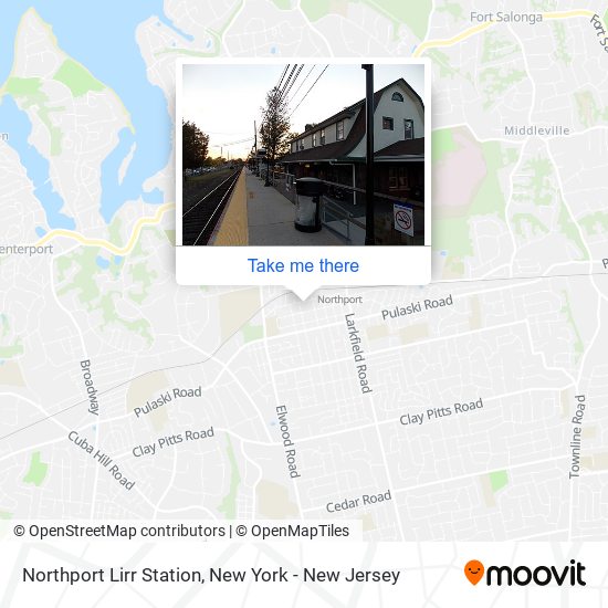 Northport Lirr Station map
