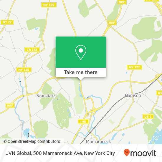 Mapa de JVN Global, 500 Mamaroneck Ave