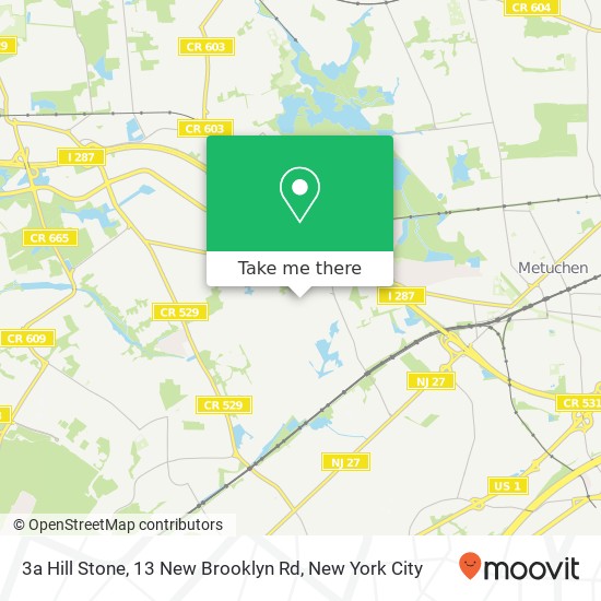 Mapa de 3a Hill Stone, 13 New Brooklyn Rd