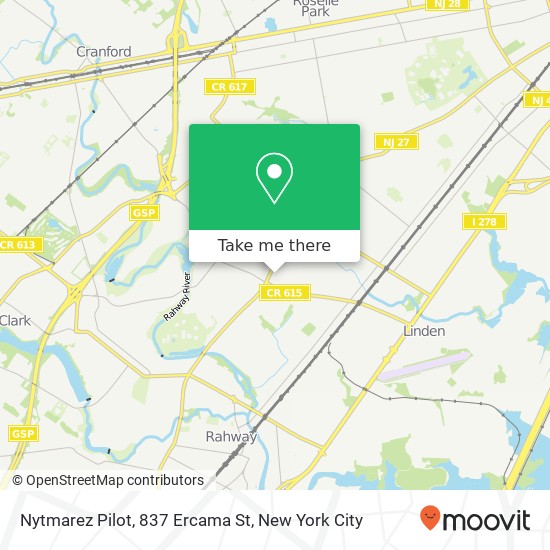 Mapa de Nytmarez Pilot, 837 Ercama St