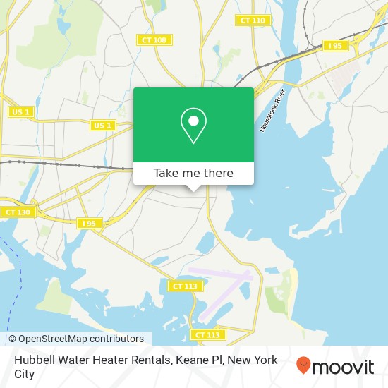 Mapa de Hubbell Water Heater Rentals, Keane Pl