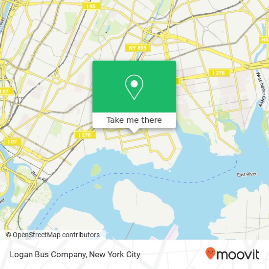 Logan Bus Company map