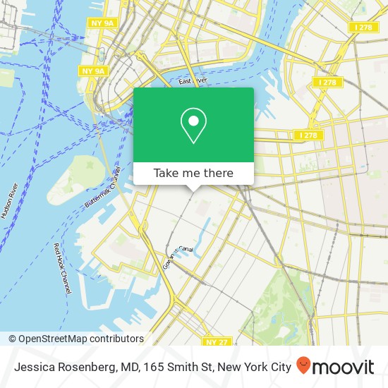 Mapa de Jessica Rosenberg, MD, 165 Smith St