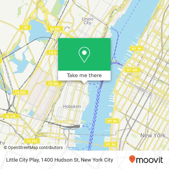 Mapa de Little City Play, 1400 Hudson St