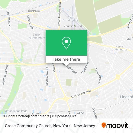 Grace Community Church map