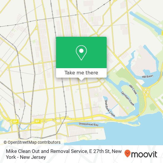 Mike Clean Out and Removal Service, E 27th St map