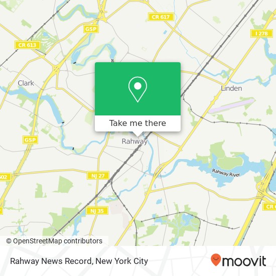 Mapa de Rahway News Record