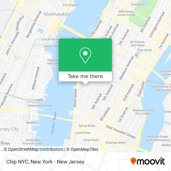 Mapa de Chip NYC