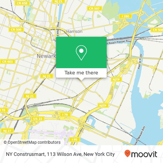 Mapa de NY Construsmart, 113 Wilson Ave