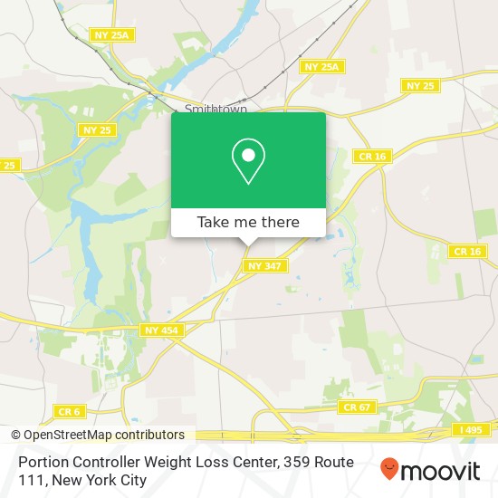 Portion Controller Weight Loss Center, 359 Route 111 map