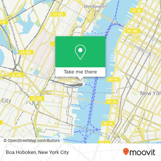 Mapa de Boa Hoboken