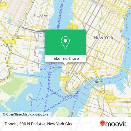 Poochi, 200 N End Ave map