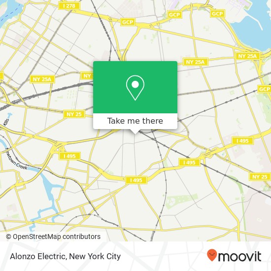 Alonzo Electric map