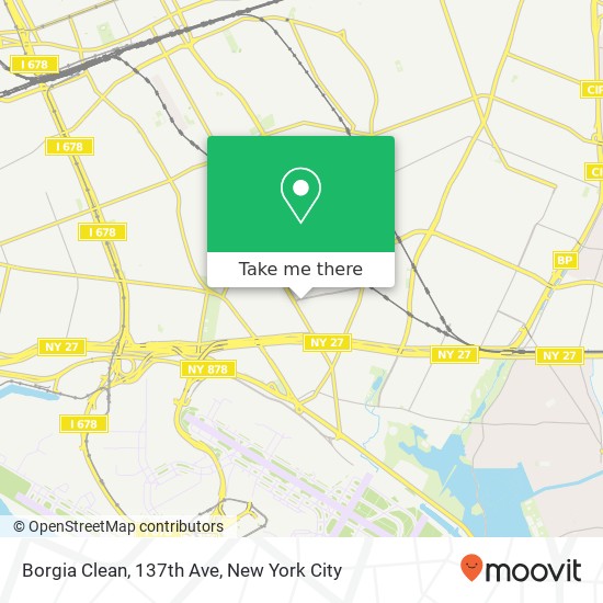 Borgia Clean, 137th Ave map