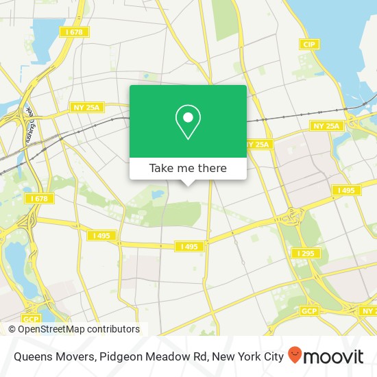 Queens Movers, Pidgeon Meadow Rd map