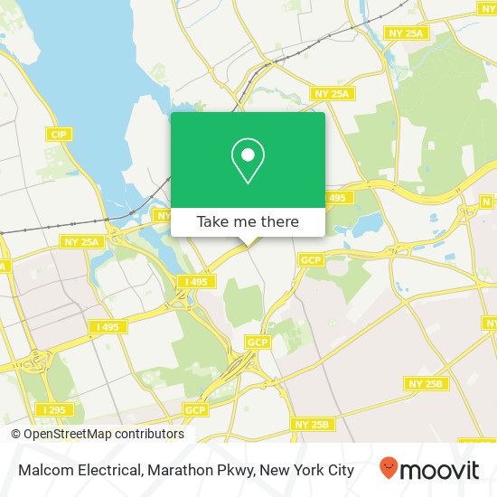 Malcom Electrical, Marathon Pkwy map