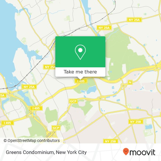Mapa de Greens Condominium