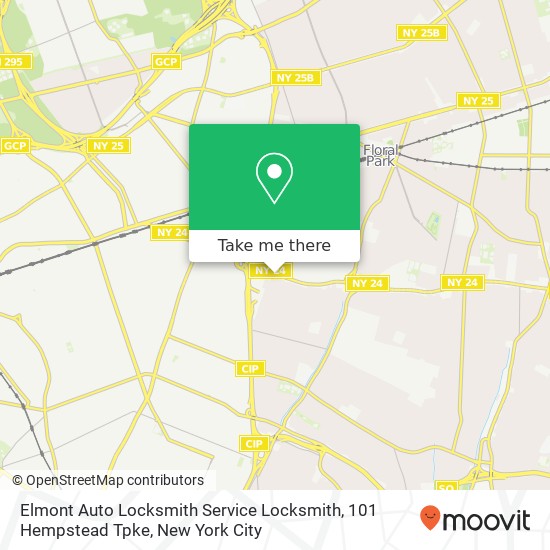 Elmont Auto Locksmith Service Locksmith, 101 Hempstead Tpke map