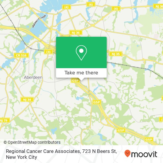 Regional Cancer Care Associates, 723 N Beers St map