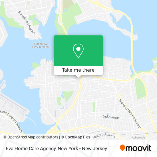 Eva Home Care Agency map