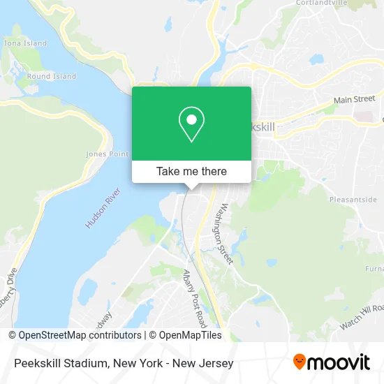 Peekskill Stadium map