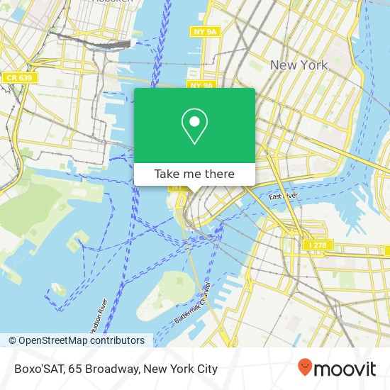 Boxo'SAT, 65 Broadway map