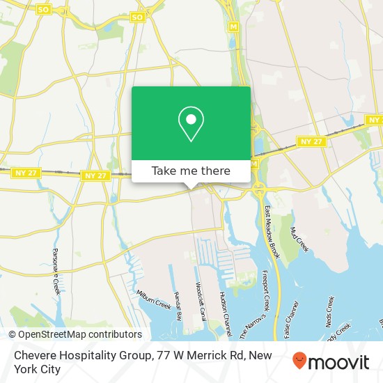 Chevere Hospitality Group, 77 W Merrick Rd map