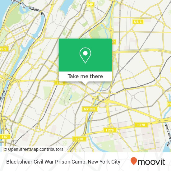 Mapa de Blackshear Civil War Prison Camp