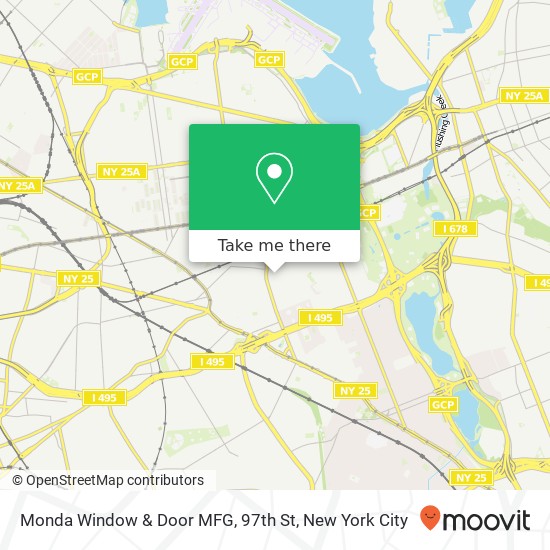 Monda Window & Door MFG, 97th St map
