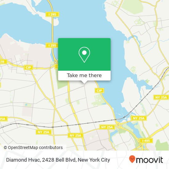 Diamond Hvac, 2428 Bell Blvd map