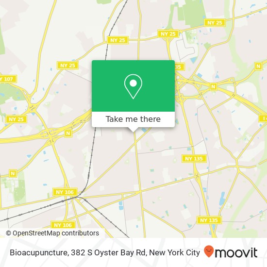 Mapa de Bioacupuncture, 382 S Oyster Bay Rd