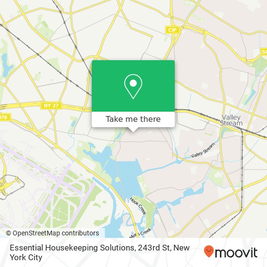Essential Housekeeping Solutions, 243rd St map