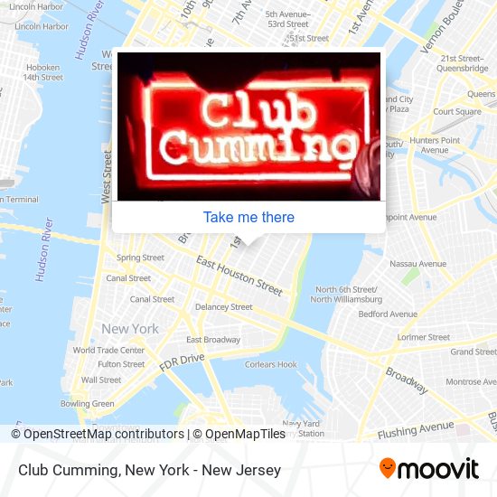 Club Cumming map