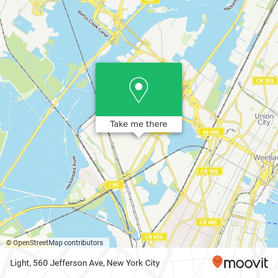 Light, 560 Jefferson Ave map