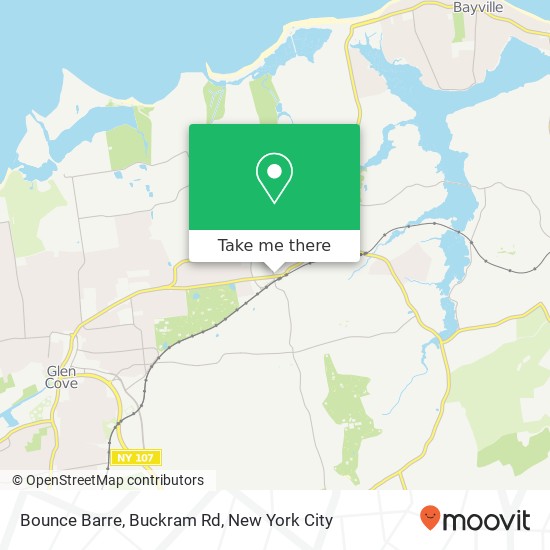 Mapa de Bounce Barre, Buckram Rd